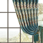 Luxury Elegant High-end Embroidered Curtains, Blackout Living Room Bedroom Villa, Velvet Curtains, Finished 2-piece - Image 5