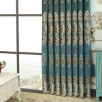 Luxury Elegant High-end Embroidered Curtains, Blackout Living Room Bedroom Villa, Velvet Curtains, Finished 2-piece - Image 8