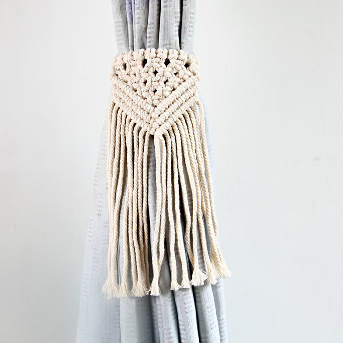 Cotton Rope Hand-Woven Curtain Door Curtain Straps Bohemian Decorative Curtain Straps - Image 6