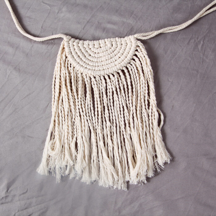 Cotton Rope Hand-Woven Curtain Door Curtain Straps Bohemian Decorative Curtain Straps - Image 3