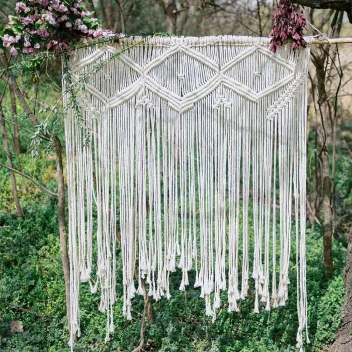 Hot-selling Door Curtain Tapestry Bohemian Style Handmade Cotton Woven - Image 3