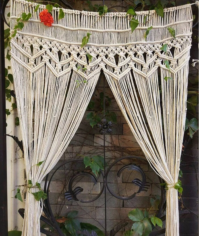 Hot-selling Door Curtain Tapestry Bohemian Style Handmade Cotton Woven - Image 1