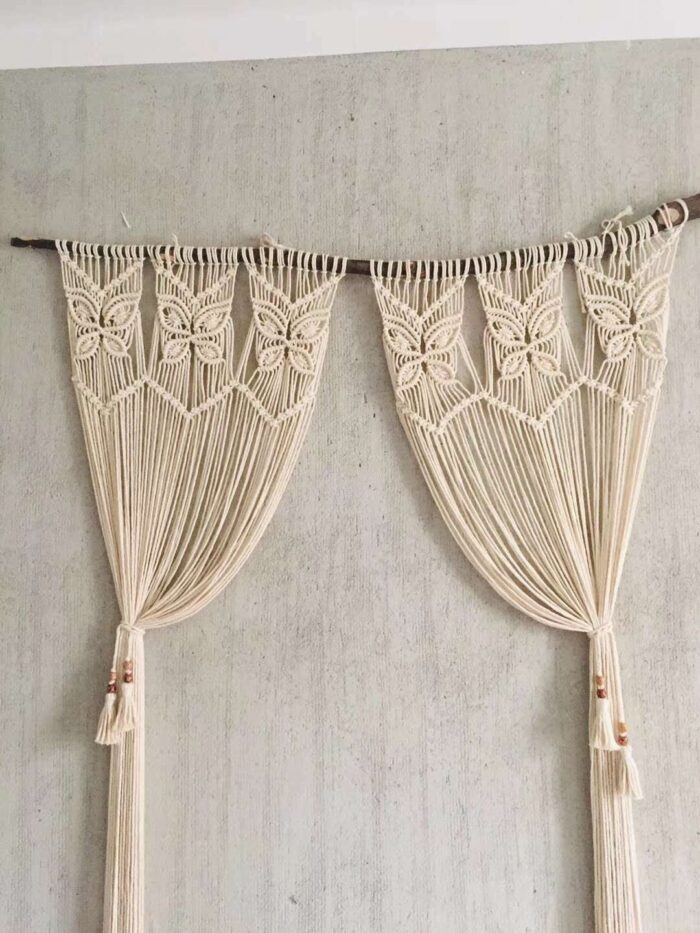 Hot-selling Door Curtain Tapestry Bohemian Style Handmade Cotton Woven - Image 2