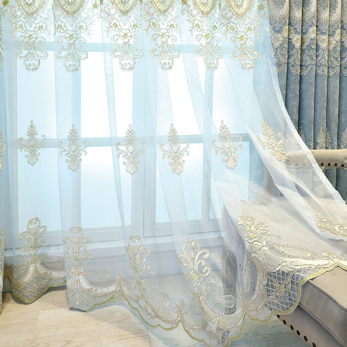Living Room Bedroom Embroidered Curtain Shading - Image 8