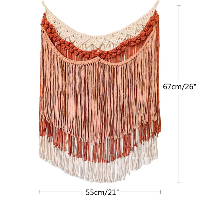 Nordic Style Home Room Decoration Background Curtain Hand-woven Tapestry - Image 6