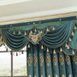 Luxury Elegant High-end Embroidered Curtains, Blackout Living Room Bedroom Villa, Velvet Curtains, Finished 2-piece - Image 4