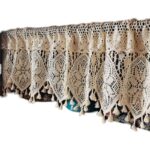 Crochet Cotton Thread Decorative Curtain Head Through Rod Without Punching - Image 6
