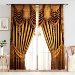 Creative Home European Flower Character Curtains - Image 6