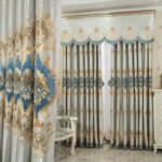 Velvet Rope Embroidered Curtain Arabesquitic Fabric - Image 3