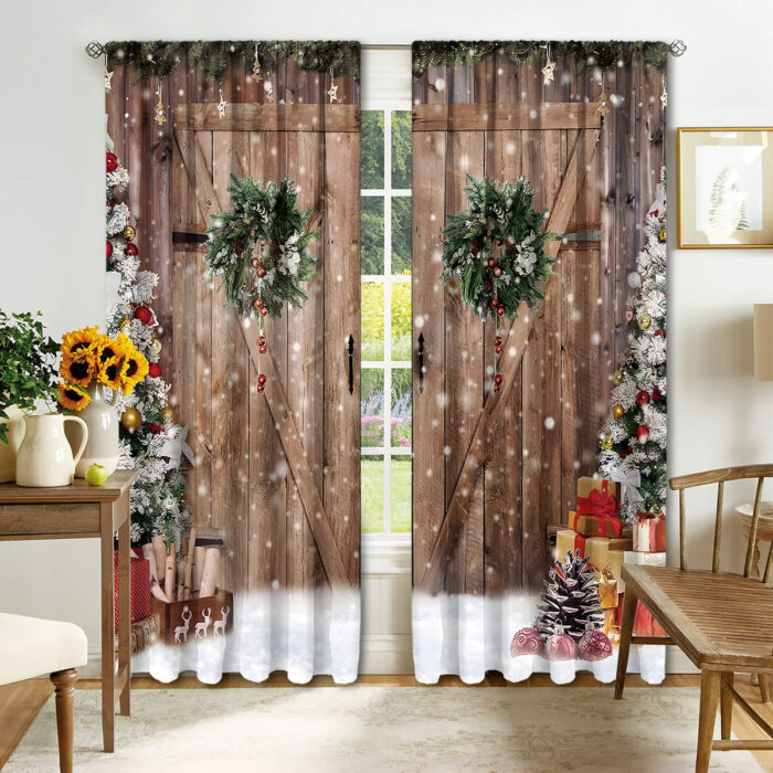 Digital Printed Christmas Curtains - Image 9