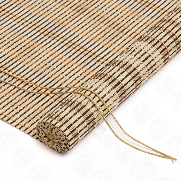 Light Filtering Sheer Natural Woven Bamboo Roller Blinds | Made to Measure Standard & Custom Sizes - Image 2