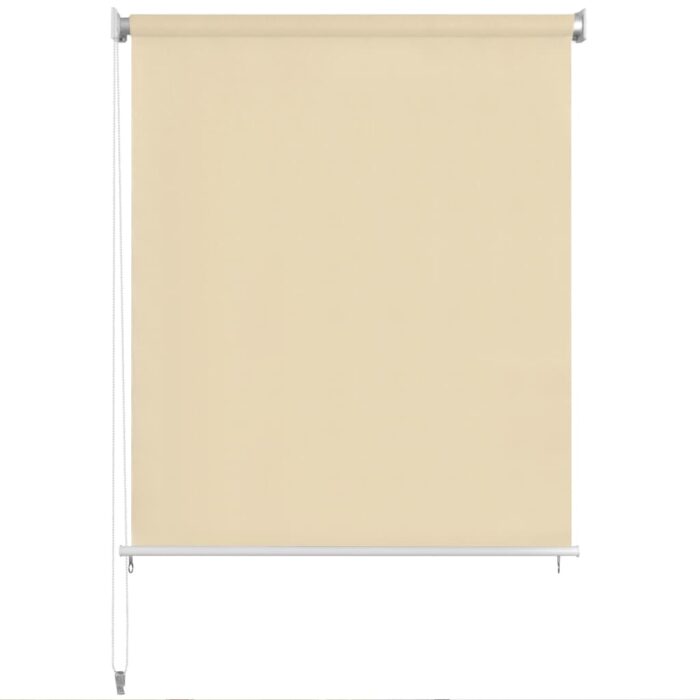 vidaXL Outdoor Roller Blind 39.4"x90.6" Cream - Image 3