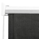 vidaXL Roller Blind Window Shade with Pull Cord Blackout Blind Anthracite