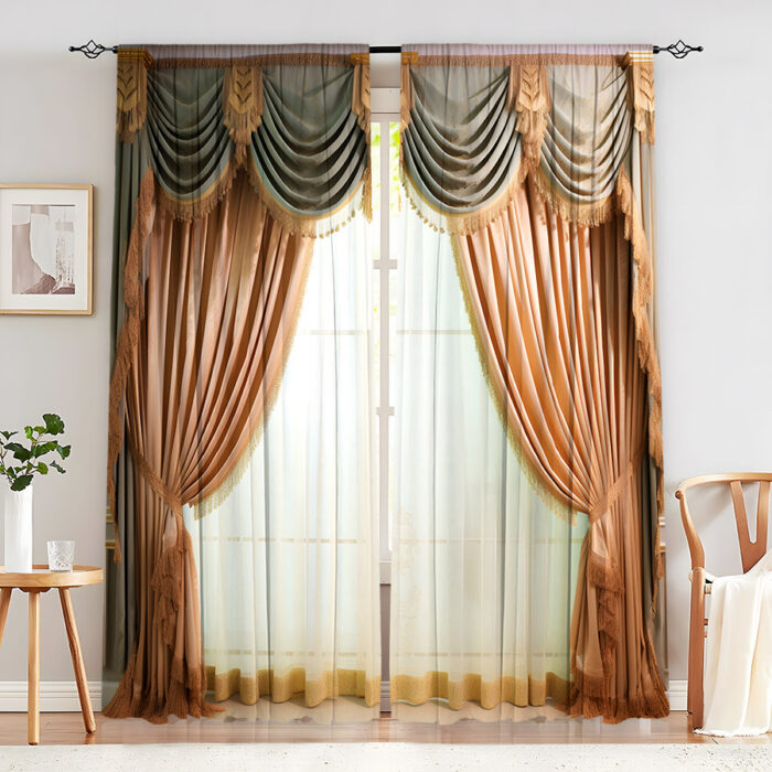 Creative Home European Flower Character Curtains - Image 3