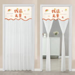Non Perforated Magic Tape Gauze Double-layer Blackout Curtain - Image 3