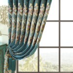 Luxury Elegant High-end Embroidered Curtains, Blackout Living Room Bedroom Villa, Velvet Curtains, Finished 2-piece - Image 6