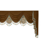 Finished Retro Villa Living Room Bedroom High-grade Thickened Light Luxury Velvet Splicing Curtains, Curtain Drapes Need To Be Purchased - Image 8