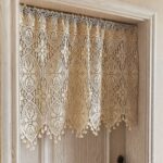 Crochet Cotton Thread Decorative Curtain Head Through Rod Without Punching - Image 2