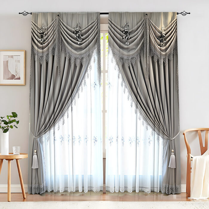 Creative Home European Flower Character Curtains - Image 2