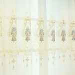 High-end Curtain European Style Hollow Flower Embroidery Living Room - Image 7