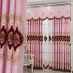 Velvet Rope Embroidered Curtain Arabesquitic Fabric - Image 7