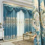 High-end Curtain European Style Hollow Flower Embroidery Living Room - Image 2