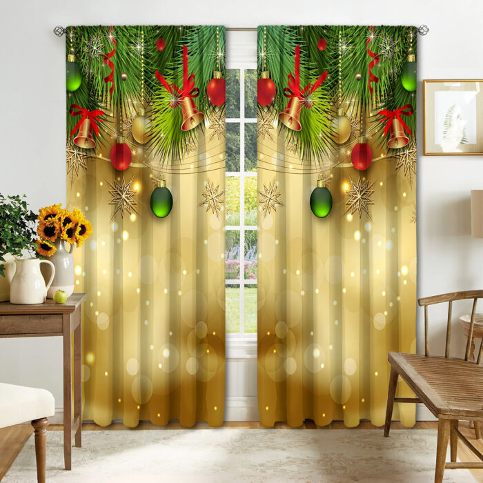 Digital Printed Christmas Curtains - Image 7