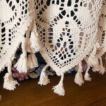 Crochet Cotton Thread Decorative Curtain Head Through Rod Without Punching - Image 5