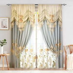 Creative Home European Flower Character Curtains - Image 7