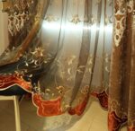 Atmospheric Living Room Double Luxury Window Curtain Chenille Water Soluble - Image 6